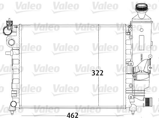 Valeo 731498 - Radiatore, Raffreddamento motore autozon.pro