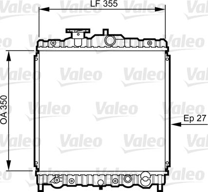 Valeo 731469 - Radiatore, Raffreddamento motore autozon.pro