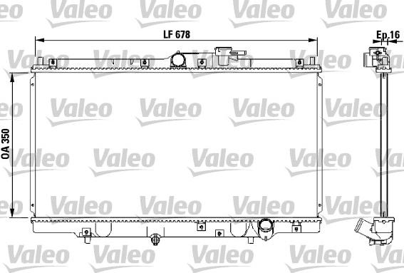 Valeo 731471 - Radiatore, Raffreddamento motore autozon.pro