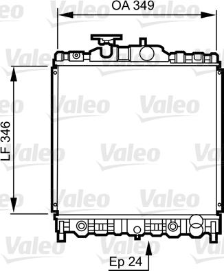 Valeo 731473 - Radiatore, Raffreddamento motore autozon.pro