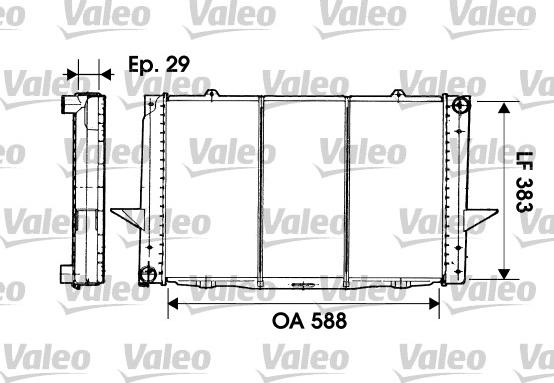 Valeo 731477 - Radiatore, Raffreddamento motore autozon.pro