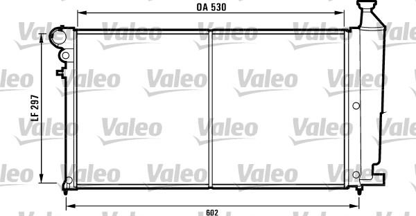 Valeo 731557 - Radiatore, Raffreddamento motore autozon.pro