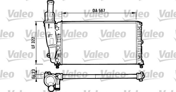 Valeo 731562 - Radiatore, Raffreddamento motore autozon.pro