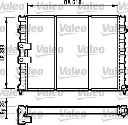 Valeo 731584 - Radiatore, Raffreddamento motore autozon.pro