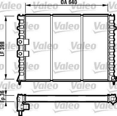 Valeo 731586 - Radiatore, Raffreddamento motore autozon.pro