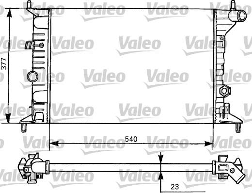 Valeo 731525 - Radiatore, Raffreddamento motore autozon.pro