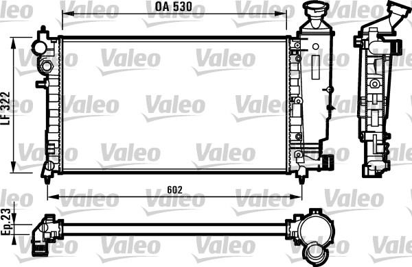 Valeo 731526 - Radiatore, Raffreddamento motore autozon.pro