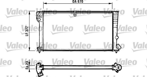 Valeo 731570 - Radiatore, Raffreddamento motore autozon.pro