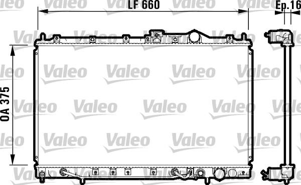 Valeo 731648 - Radiatore, Raffreddamento motore autozon.pro