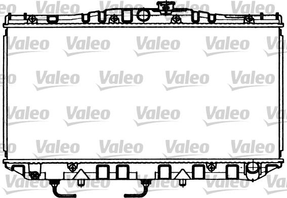 Valeo 731096 - Radiatore, Raffreddamento motore autozon.pro