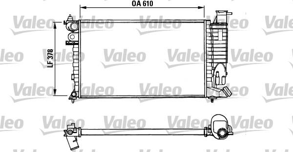 Valeo 731010 - Radiatore, Raffreddamento motore autozon.pro