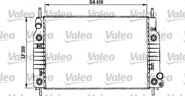 Valeo 731017 - Radiatore, Raffreddamento motore autozon.pro