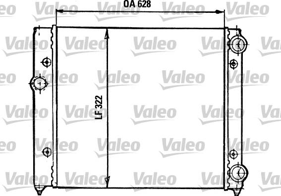 Valeo 731030 - Radiatore, Raffreddamento motore autozon.pro