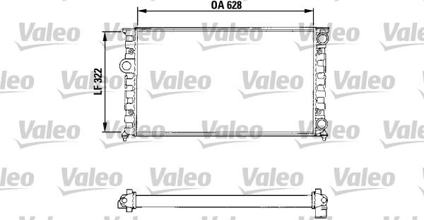 Valeo 731025 - Radiatore, Raffreddamento motore autozon.pro