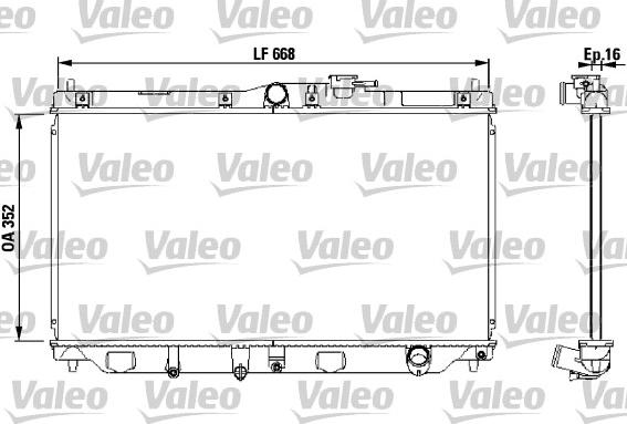 Valeo 731076 - Radiatore, Raffreddamento motore autozon.pro