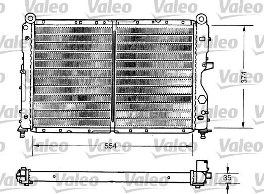 Valeo 731159 - Radiatore, Raffreddamento motore autozon.pro