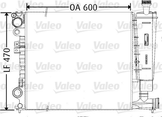 Valeo 731165 - Radiatore, Raffreddamento motore autozon.pro