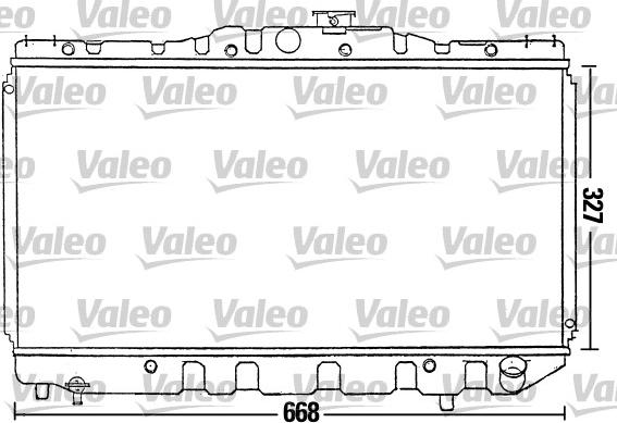 Valeo 731109 - Radiatore, Raffreddamento motore autozon.pro