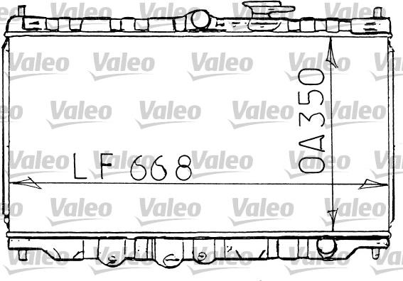 Valeo 731100 - Radiatore, Raffreddamento motore autozon.pro