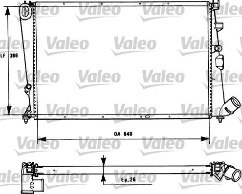 Valeo 731184 - Radiatore, Raffreddamento motore autozon.pro