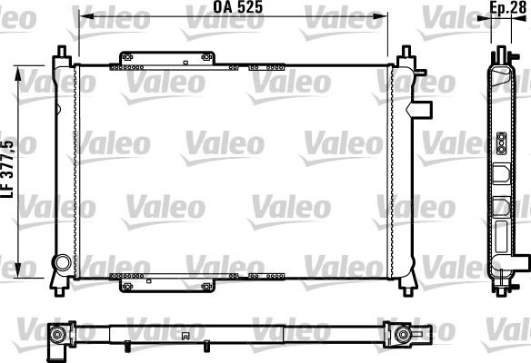 Valeo 731818 - Radiatore, Raffreddamento motore autozon.pro