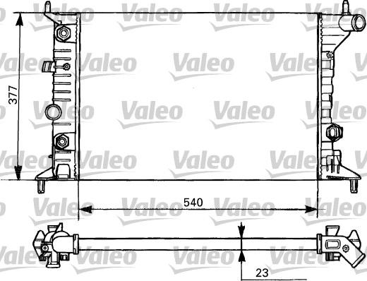 Valeo 731393 - Radiatore, Raffreddamento motore autozon.pro