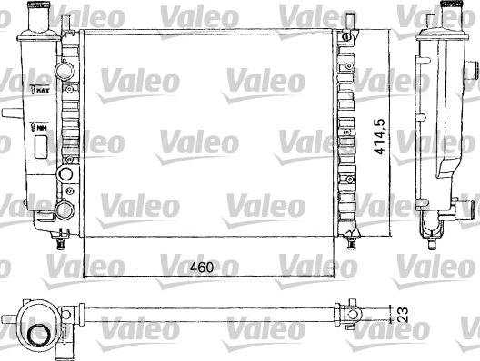 Valeo 731304 - Radiatore, Raffreddamento motore autozon.pro