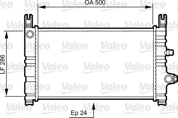 Valeo 731299 - Radiatore, Raffreddamento motore autozon.pro