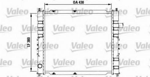 Valeo 731254 - Radiatore, Raffreddamento motore autozon.pro