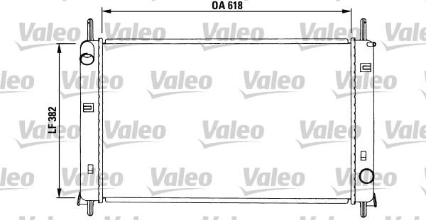 Valeo 731257 - Radiatore, Raffreddamento motore autozon.pro