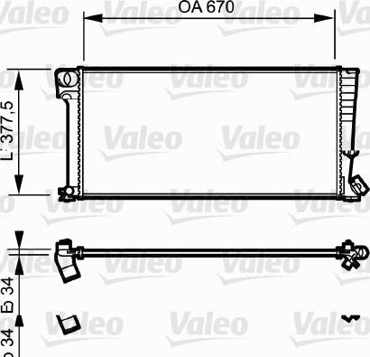 Valeo 731743 - Radiatore, Raffreddamento motore autozon.pro