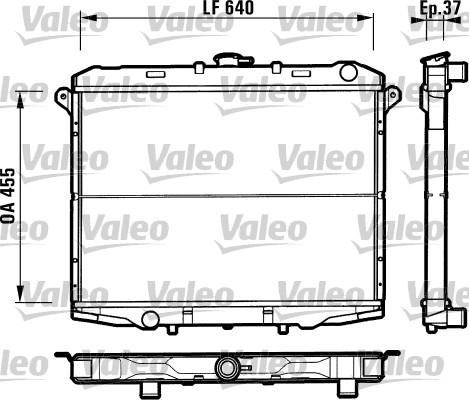 Valeo 731785 - Radiatore, Raffreddamento motore autozon.pro