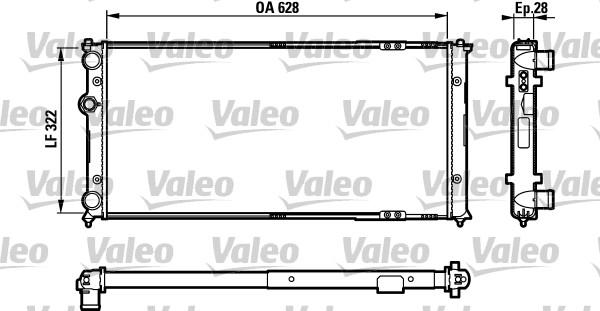 Valeo 731728 - Radiatore, Raffreddamento motore autozon.pro