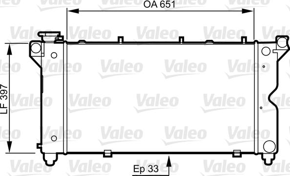 Valeo 731723 - Radiatore, Raffreddamento motore autozon.pro