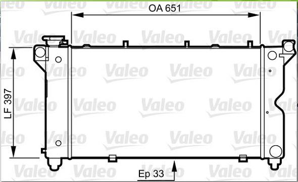 Valeo 731723 - Radiatore, Raffreddamento motore autozon.pro