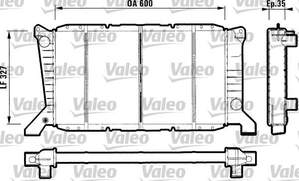 Valeo 731779 - Radiatore, Raffreddamento motore autozon.pro