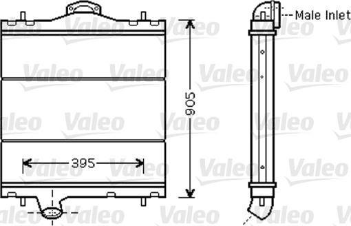 Valeo 733448 - Radiatore, Raffreddamento motore autozon.pro