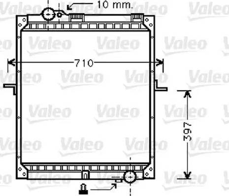 Valeo 733420 - Radiatore, Raffreddamento motore autozon.pro