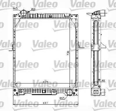 Valeo 732992 - Radiatore, Raffreddamento motore autozon.pro