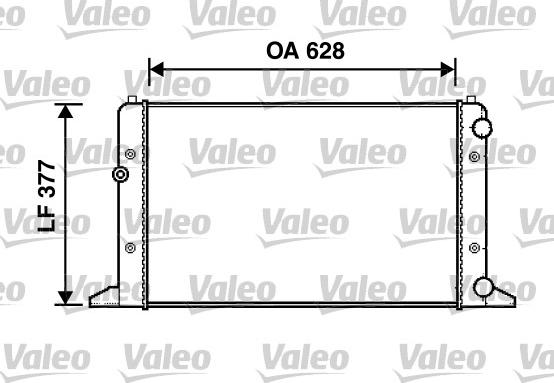 Valeo 732949 - Radiatore, Raffreddamento motore autozon.pro