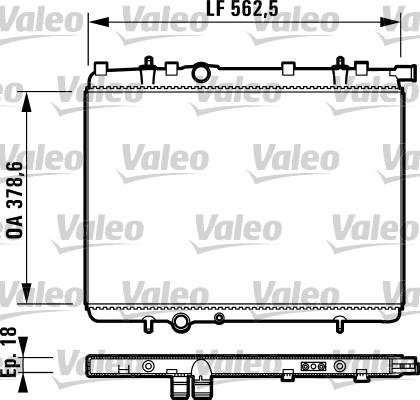 Valeo 732904 - Radiatore, Raffreddamento motore autozon.pro