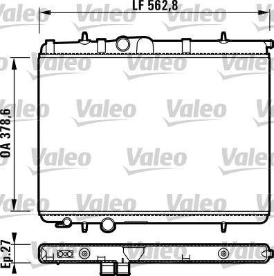 Valeo 732905 - Radiatore, Raffreddamento motore autozon.pro