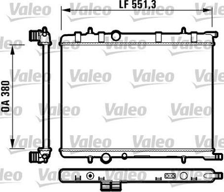 Valeo 732908 - Radiatore, Raffreddamento motore autozon.pro