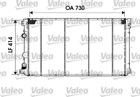 Valeo 732919 - Radiatore, Raffreddamento motore autozon.pro