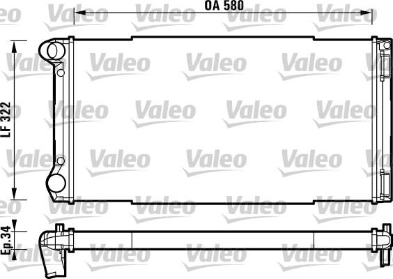 Valeo 732913 - Radiatore, Raffreddamento motore autozon.pro