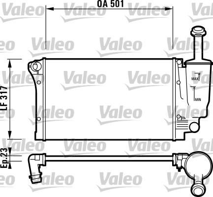 Valeo 732924 - Radiatore, Raffreddamento motore autozon.pro