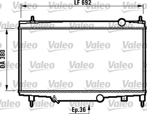 Valeo 732492 - Radiatore, Raffreddamento motore autozon.pro