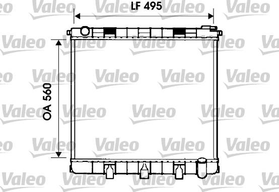 Valeo 732402 - Radiatore, Raffreddamento motore autozon.pro