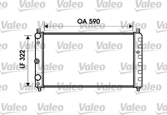 Valeo 732479 - Radiatore, Raffreddamento motore autozon.pro