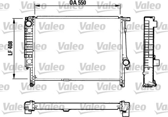 Valeo 732594 - Radiatore, Raffreddamento motore autozon.pro